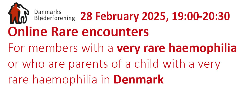 Denmark: Online rare-meetings organised by The Danish Haemophilia Association