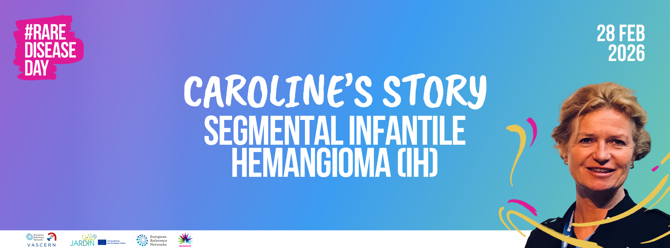 Caroline's patient story banner