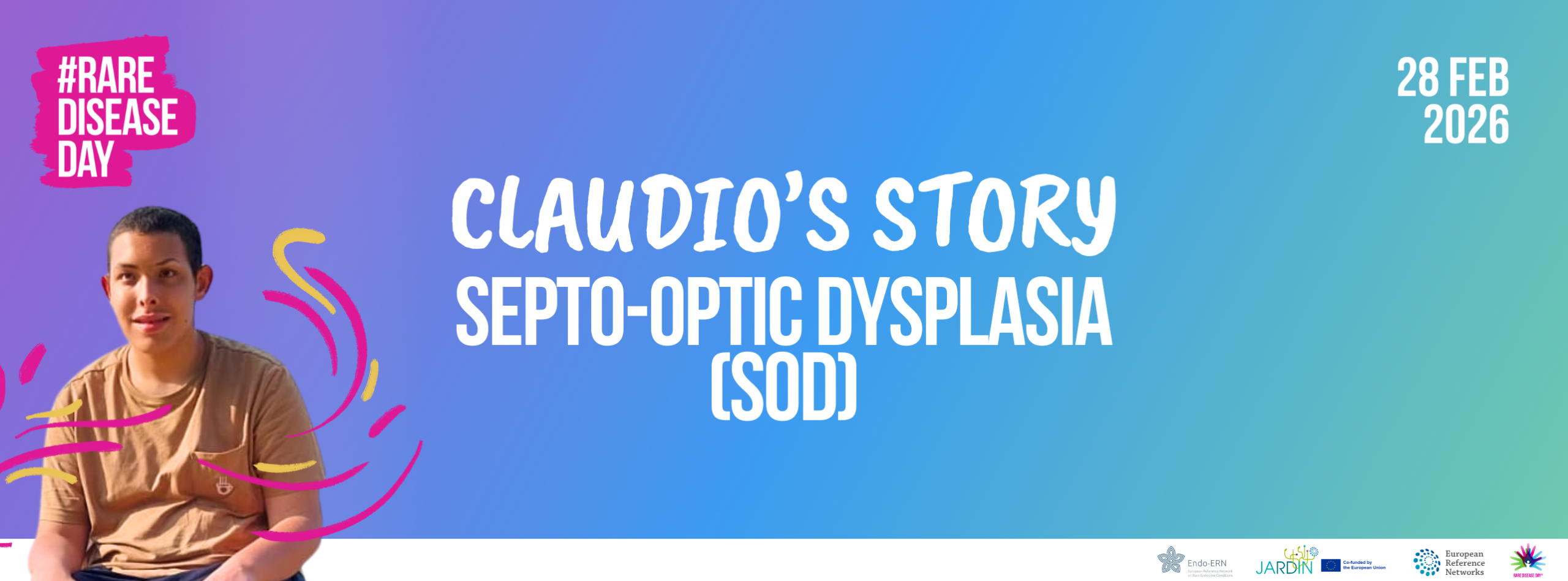 Claudio's patient story banner
