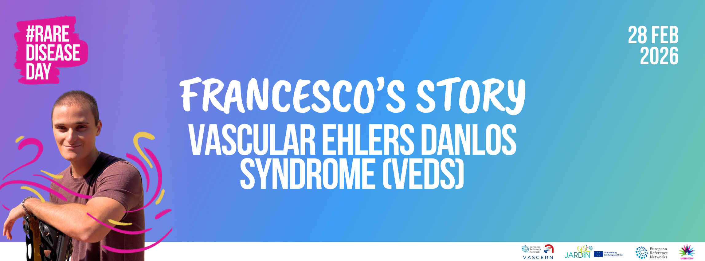 Francesco's patient story banner