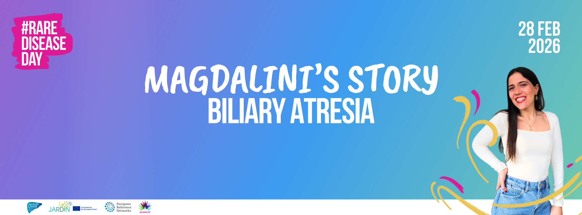 Magdalini's patient story banner