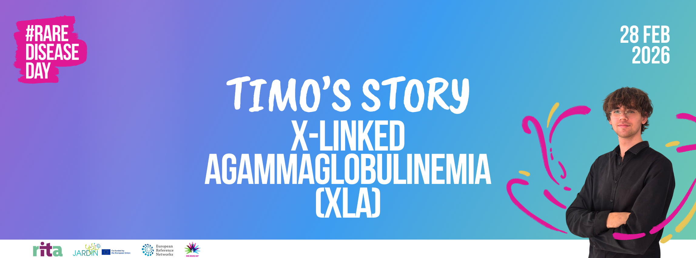 Timo's patient story banner