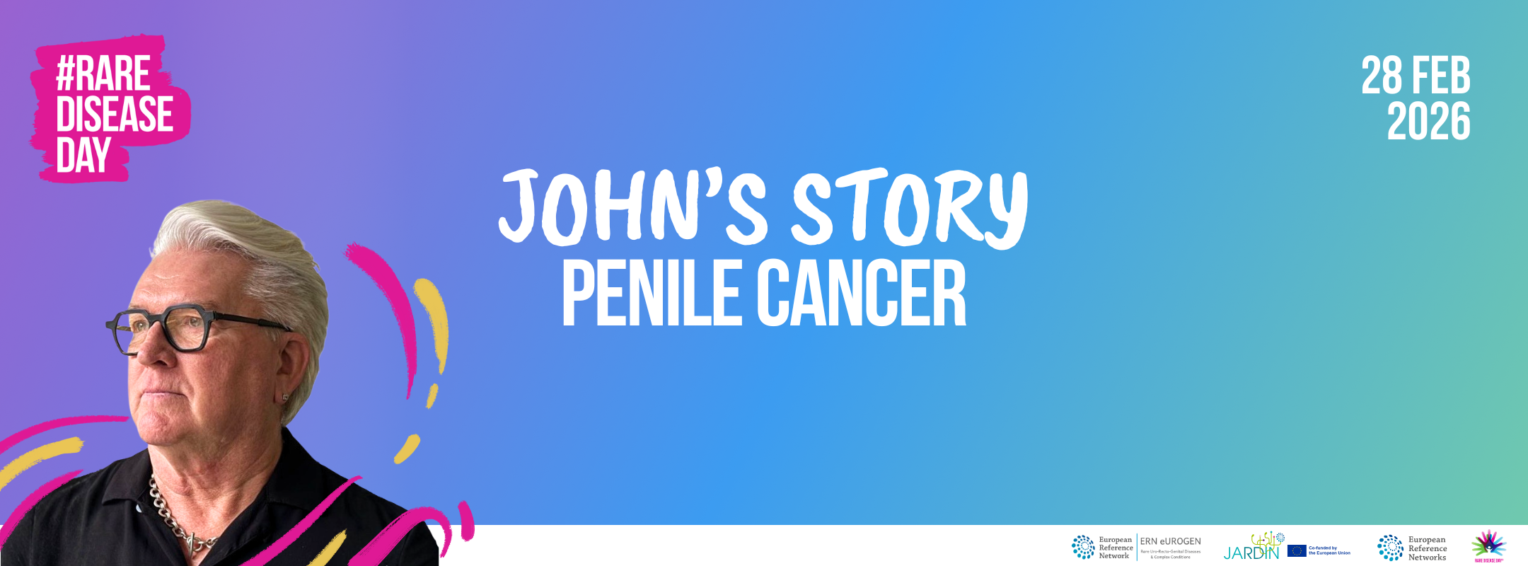 John's patient story banner