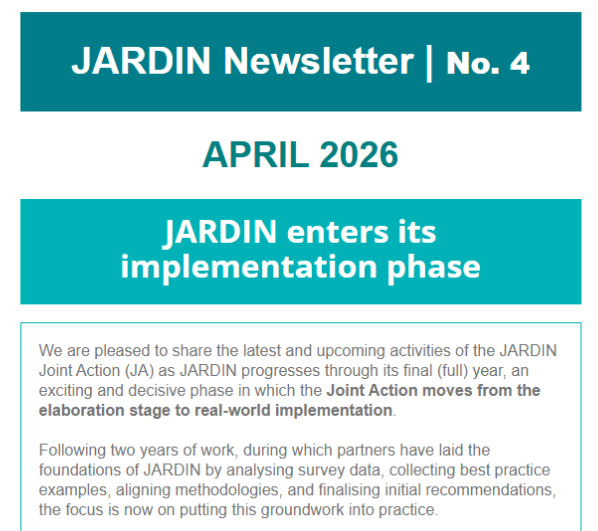JARDIN Newsletter 4th Issue April 2026